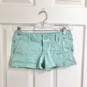 Mossimo Teal/Aqua Size 1 Shorts